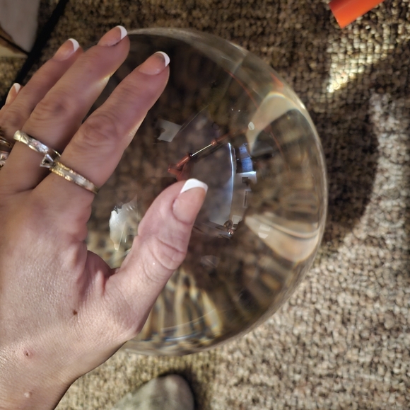 Very large crystal ball - Picture 5 of 5